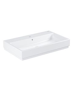vasque à poser Grohe Cube Keramik 3947600H 80cm, trou pour 2000 avec trop-plein, blanc alpin PureGuard