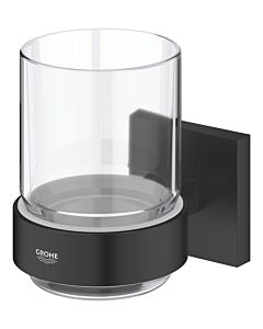 Grohe start Cube verre avec Halter 410972430 noir mat