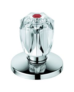 Grohe Oberteil 11542 1/2" f.UP-Vent. 11542000 Brillant Griff Markierung rot chrom