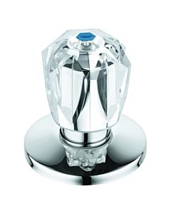 Grohe Oberteil 11544 3/4" f.UP-Vent. 11544000 Brillant Griff Markierung blau chrom