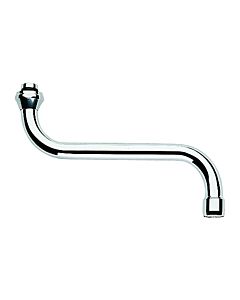 Grohe S-Auslauf chrom, Ausladung 200 mm, schwenkbar