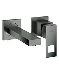 Eurocube Grohe 19895AL0 brushed hard graphite, 2-hole basin mixer, projection 17, 2000 cm