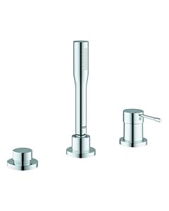 Grohe Essence Wannenarmatur 19976001 chrom, 3-Loch Wannenkombination