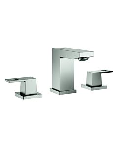 Grohe Eurocube 3-hole basin mixer 20351DC0 supersteel, with waste set