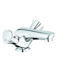 Grohe Costa 2 Griff Waschtischarmatur 21390001 chrom, Gussauslauf, mit Ablaufgarnitur