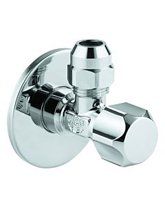 Grohe vanne d&#39;équerre 22023000 2000 /2&quot; x 3/8&quot;, chromé , rosette, auto-étanche, raccord à compression