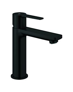 Grohe Lineare Waschtischarmatur 231062431 1/2", S-Size, glatter Körper, Push-open Ablaufgarnitur, matt black
