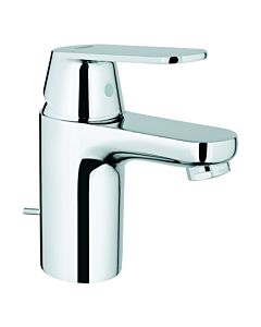 Grohe Eurosmart Waschtischarmatur 2337700E Cosmopolitan, chrom, SilkMove ES, Ablaufgarnitur
