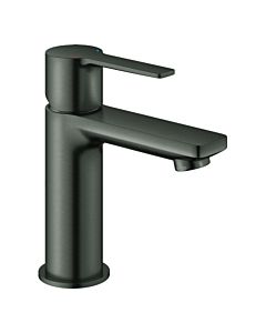 Grohe Lineare mitigeur lavabo 23791AL1 graphite dur brossé, taille XS, corps lisse, push-open garniture de vidange