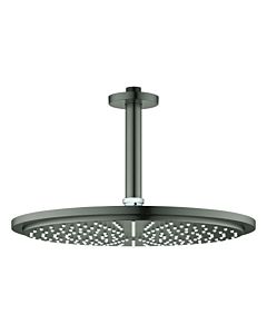 Grohe Rainshower Cosmopolitan Kopfbrause 26067AL0 hard graphite gebürstet, Deckenanschluss 142mm