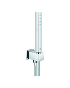 Grohe Euphoria Cube Wannenset 26405000 chrom, 9,5 I/min, mit Wandanschlussbogen
