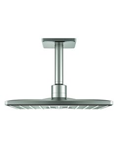 Grohe Rainshower shower set 26481DC0 supersteel, ceiling outlet 14.2 cm, 2 jet types