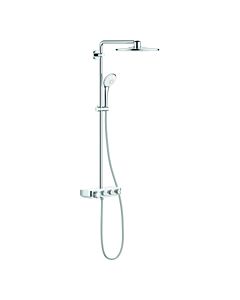 Grohe Euphoria système de douche thermostat 26507LS0 AP, bras de douche 450mm, blanc de lune