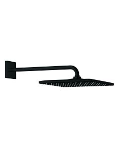 Grohe Rainshower Mono 310 Cube Kopfbrauseset 265642430 Brausearm 42,2cm, 1 Strahlart, mit Durchflusskonstanthalter, matt black