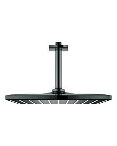 Grohe Rainshower match0 26566A00 graphite dur, avec évacuation au plafond 14,2 cm, avec limiteur de débit
