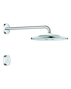 Grohe set de douche de Rainshower chromé , bras de douche 42,2 cm, 2 types de jets