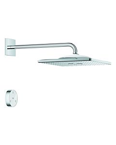 Grohe set de douche de Rainshower chromé , bras de douche 42,2 cm, 2 types de jets