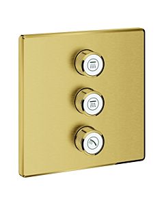 Grohe Smartcontrol garniture 29127GN0 cool sunrise brossé, carré, vanne dissimulée à 3 voies