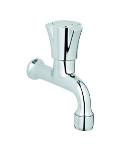 Grohe Costa Auslaufventil 30098001 chrom, starrer Rohrauslauf, Markierung blau