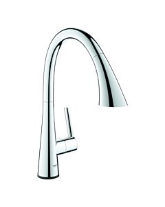 Grohe Zedra Grohe Zedra 30219002 chrome, pull-out shower, electronic, battery power supply