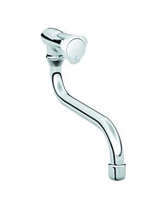 Grohe Costa Auslaufventil 30484001 chrom, schwenkbarer Rohrauslauf, Markierung blau