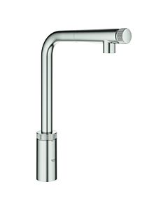 Grohe Minta mixer 31613DC0 supersteel pull-out spray