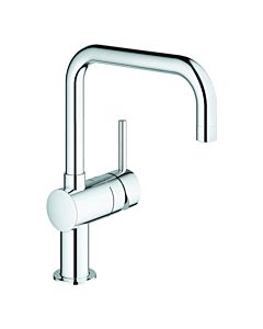 Grohe Spültischeinhebelmischer Minta chrom, U-Auslauf, schwenkbar