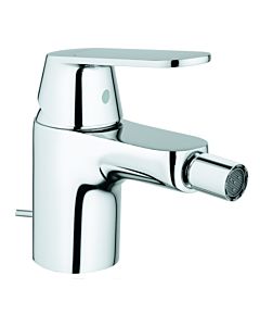 Grohe Bideteinhebelmischer Eurosmart Cosmopolitan chrom, mit Ablaufgarnitur