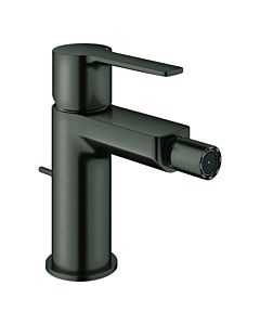 Grohe Lineare Bidet-Einhebelmischer 33848AL1 hard graphite gebürstet, mit Ablaufgarnitur