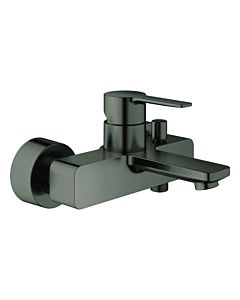 Grohe Lineare Wannen-Einhebelmischer 33849AL1 hard graphite gebürstet, Wandmontage