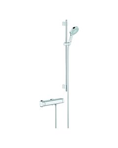 Grohe Grohetherm 2000 Brause Thermostat 34482001 chrom, mit Brausegarnitur Power & Soul