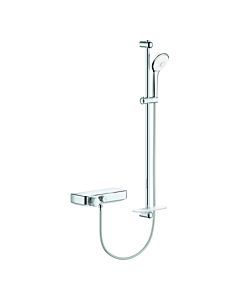 Grohe Grohtherm thermostat de douche 34721000 chromé , DN 15, avec set de douche 90cm
