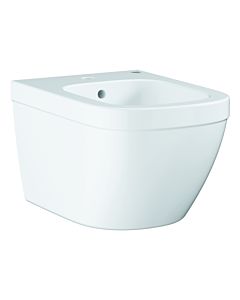 Grohe Euro Céramique suspendu 39208000 blanc alpin, 1 trou pour robinet avec trop-plein