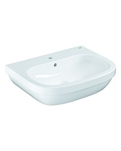 Grohe Euro Keramik Waschtisch 3932300H 65cm, alpinweiß PureGuard/Hyper Clean, 1 Hahnloch mit Überlauf