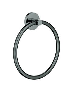 Grohe Essentials towel ring 40365A01 hard graphite, concealed fastening