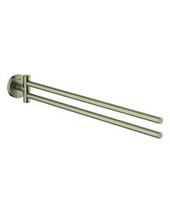 Grohe Essentials towel rail 40371EN1 2-armed, swiveling, 43.9cm, brushed nickel