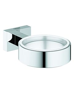 Grohe Essentials Cube Halter 40508001 chrom, für Glas, Seifenpender oder Seifenschale