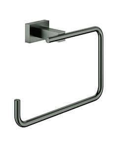 Grohe anneau Essentials Cube serviettes match0 40510AL1 fixation invisible, graphite dur brossé