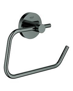 Grohe Essentials WC-Papierhalter 40689A01 hard graphite, ohne Deckel, verdeckte Befestigung