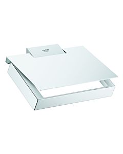 Grohe Selection Cube Papierhalter 40781000 chrom, mit Deckel, verdeckte Befestigung