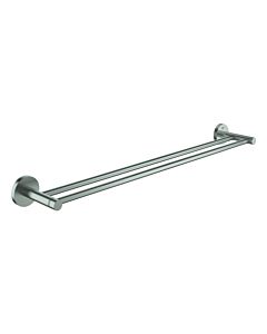 Grohe Essentials double Badetuchhalter 40802DC1 60cm, concealed fastening, supersteel