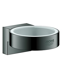 Grohe Selection Halter 41027A00 hard graphite, für Glas und, Seifenspender