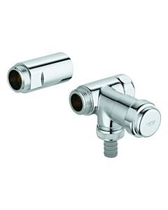 Grohe WAS-Ventil "Batterie" 41043000 DN20, Anschluss rechts für 1/2", chrom