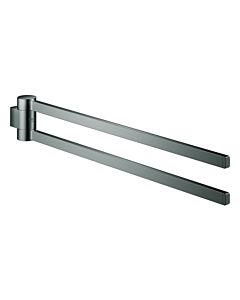 Grohe Selection Handtuchhalter 41063A00 40 cm, 2-armig, schwenkbar, hard graphite