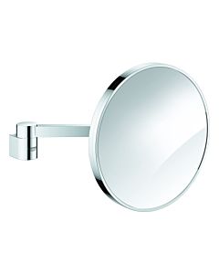Grohe Selection cosmetic mirror 41077000, 7x magnification, wall-mounted, without lighting, chrome