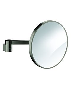 Miroir cosmétique Grohe Selection 41077AL0, grossissement x7, mural, sans éclairage, finition graphite brossé dur