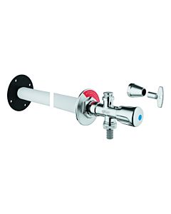 Grohe Außenwandventil Bausatz Eurotec 41208000 DN15, mit Steckschlüssel, chrom