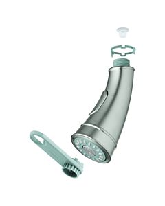 Grohe Spülbrause 46890 46890ND0 supersteel/grau