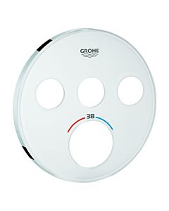 Grohe rosette 49036 49036LS0 UP-THM round with 3 ASV moon white