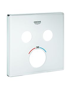 Grohe rosace 49040 49040LS0 UP-THM carré avec 2 ASV blanc lune